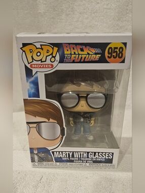 BACK TO THE FUTURE FUNKO POP - MARTY WITH GLASSES